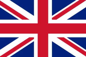 The Union Jack, representing the United Kingdom, symbolizing work permit visa opportunities and consultations for individuals seeking to work in the UK from Ahmedabad.