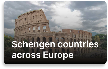 Colosseum in Rome representing Schengen countries across Europe visitor visa services offered by the best visitor visa consultant in Ahmedabad with expert documentation and embassy-compliant application guidance