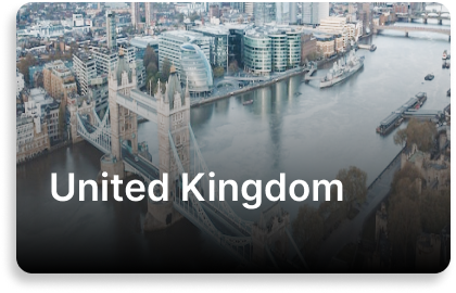 London Tower Bridge and city skyline representing United Kingdom visitor visa services offered by the best visitor visa consultant in Ahmedabad with expert documentation support